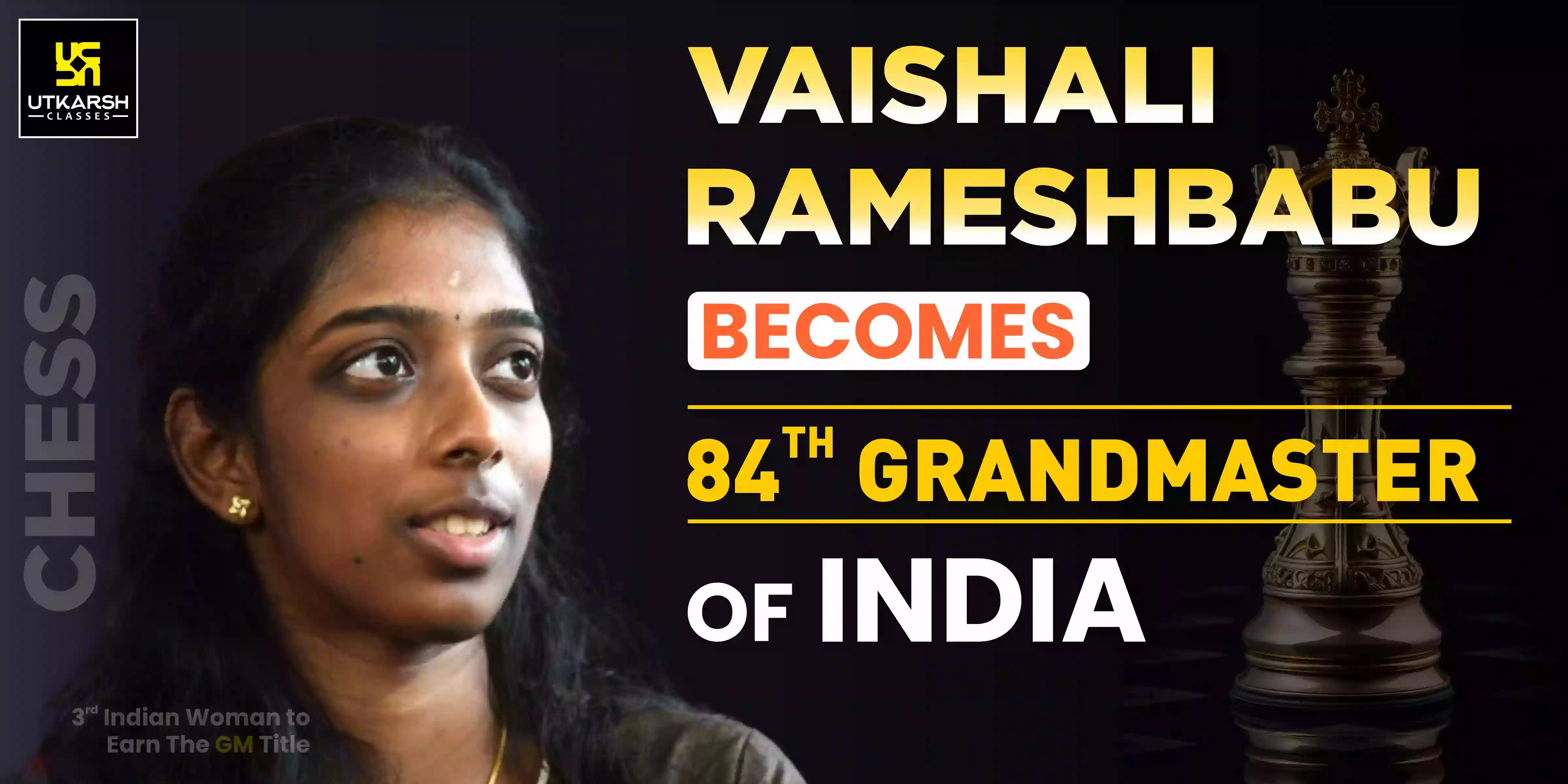 Chess: R Vaishali becomes Indian female chess Grandmaster